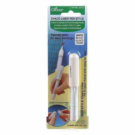 CHK Clover Chaco Liner Pen Style White - 4712CV