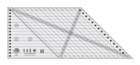 CHK Creative Grids 45 Degree Diamond Dimensions Quilt Ruler CGREU2