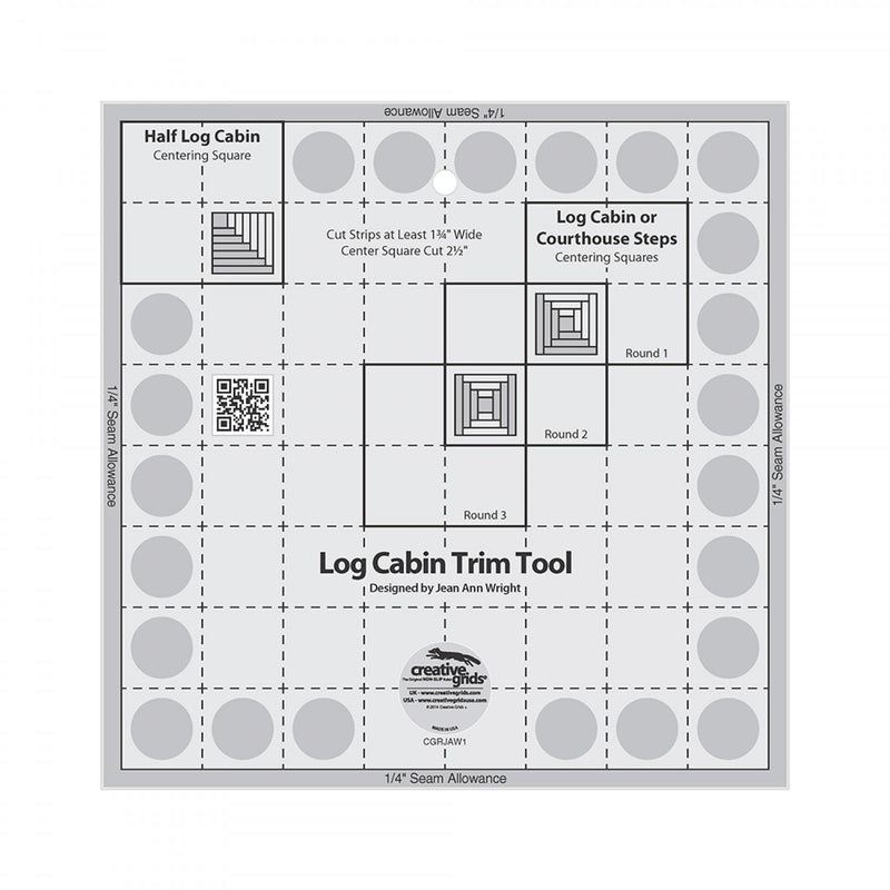 CHK Creative Grids 8" Log Cabin Trim Tool - CGRJAW1