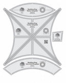 CHK Creative Grids Double Wedding Ring Templates Quilt Ruler - CGRDWR