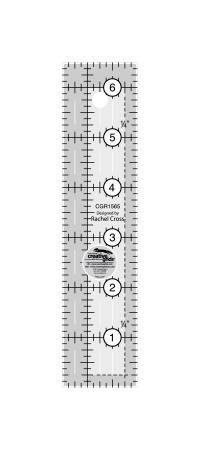 CHK Creative Grids Quilt Ruler 1-1/2in x 6-1/2in