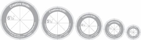 CHK Creative Grids Quilt Ruler Circles - CGRCRCL