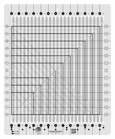 CHK Creative Grids Stripology Squared Quilt Ruler - CGRGE2