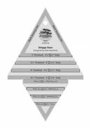 CHK Creative Grids Strippy Stars Tool 5in x 7-1/2in Quilt Ruler - CGRDH2