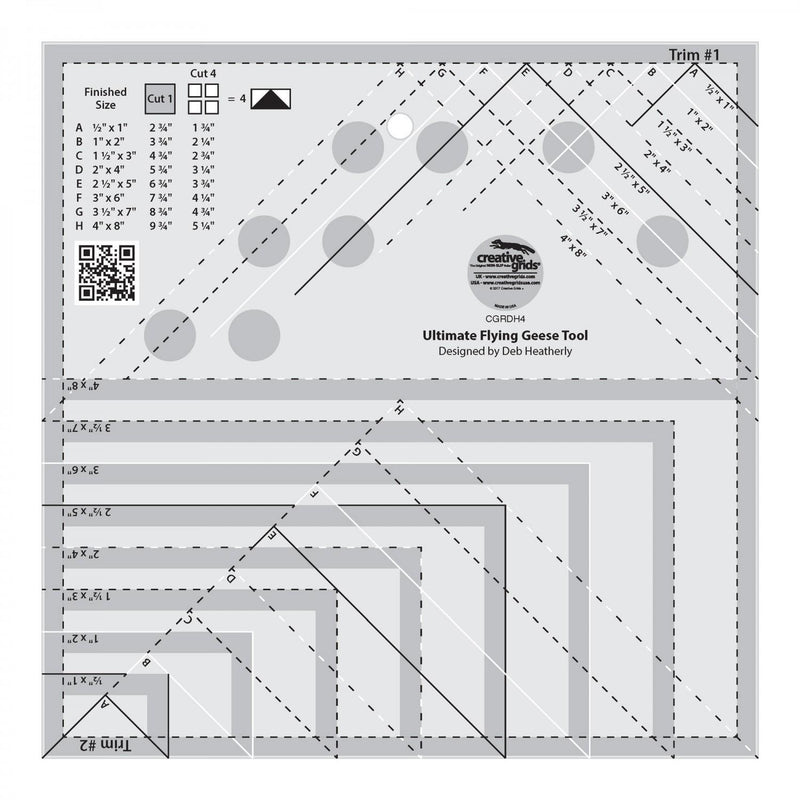 CHK Creative Grids Ultimate Flying Geese Tool - CGRDH4