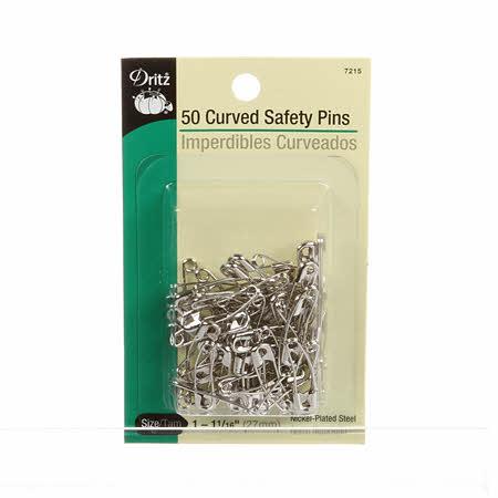 CHK Curved Safety Pin 1 1/16in Size 1 50ct - 7215