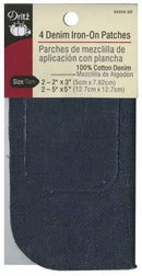 CHK Denim Iron-On Patches Dark Blue - 55255-3D