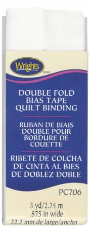 CHK Double Fold Bias Tape Quilt Binding White - 117706030