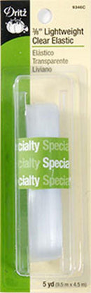 CHK Dritz Clear Elastic 3/8 Inch - 9346C