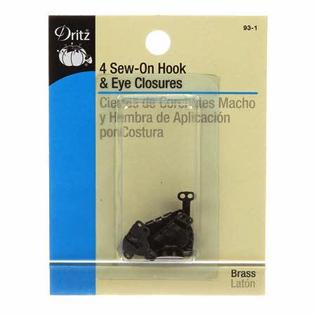 CHK Dritz Sew On Hook & Eye Closures - 93-1