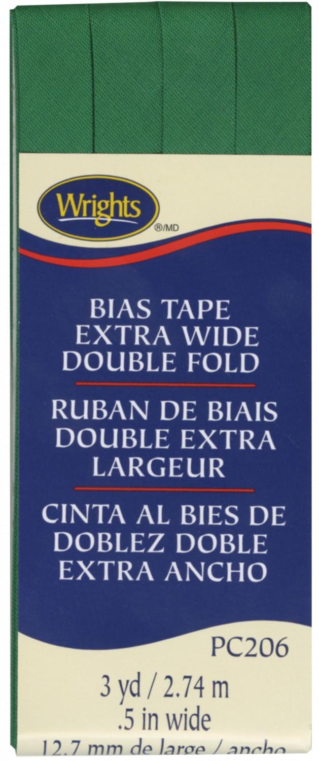 CHK Extra Wide Double Fold Bias Tape Emerald - 117206044