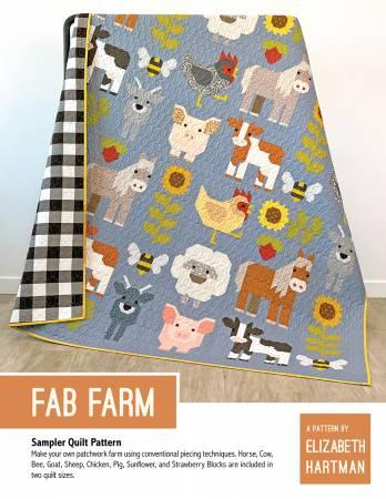 CHK Fab Farm EH069 - Quilt and Pillows Pattern