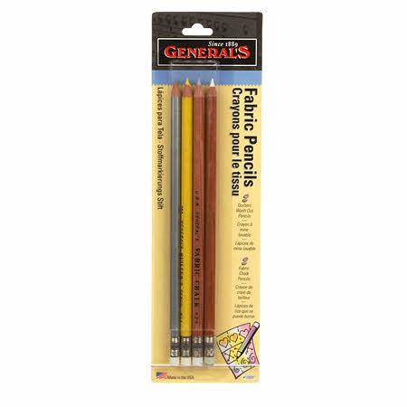 CHK Fabric Pencil 4 Ct Asstorted - 188BP