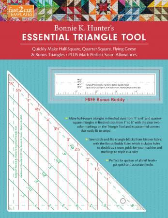 CHK Fast2Cut Essential Triangle Tool by Bonnie K. Hunter - 20357