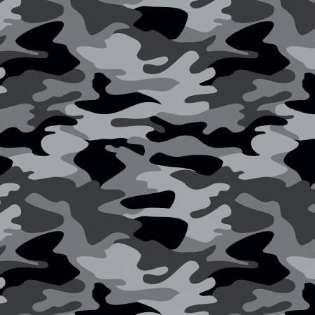 CHK First Responders Gray Camouflage - C10420R-GRAY- Cotton Fabric