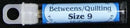 CHK Foxglove Cottage Between Quilting Needle Size 9 - 16ct - N-124