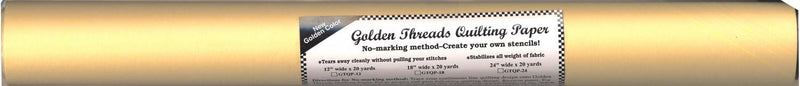 CHK Golden Threads Quilting Paper 24 Inches x 20 Yard - GTQP24
