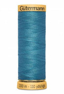 CHK Gutermann Cotton Thread 110 yds Solid Turquoise Blue - 744491-7540