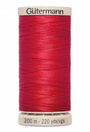 CHK Gutermann Hand Quilting Cotton Thread 200m/219yds Red - 738219-2074