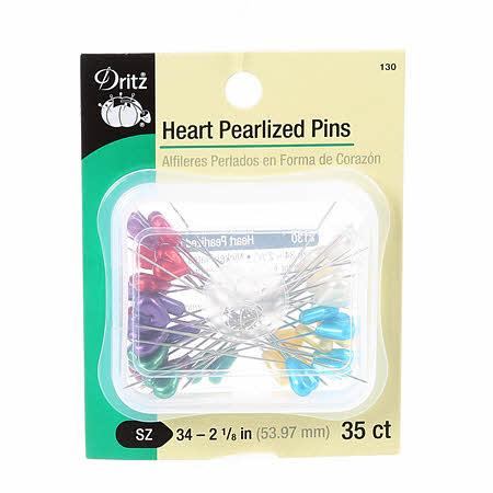 CHK Heart Pearlized Pins - 130