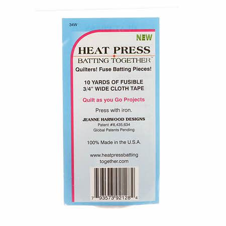 CHK Heat Press Batting Together 3/4in x 10yd - HP34