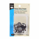 CHK Heavy Duty Snaps 7ct Black - 5-3
