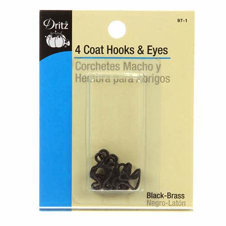 CHK Hooks & Eyes Extra Large Black - 97-1