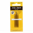 CHK John James Cotton Darners Assorted Needles Sizes 1-5 - JJ145-1-5