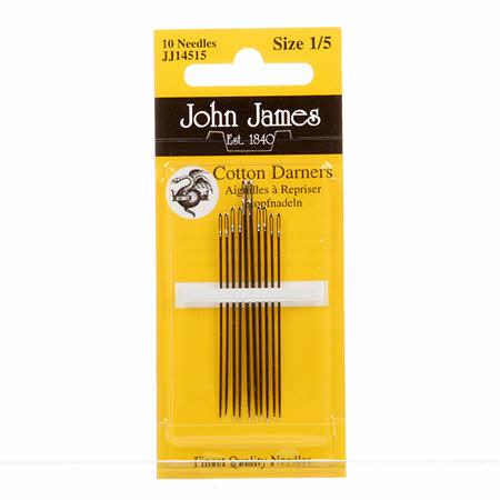CHK John James Cotton Darners Assorted Needles Sizes 1-5 - JJ14515