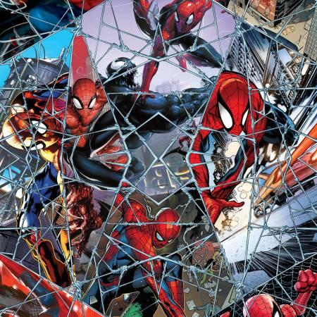 CHK Marvel Spiderman Comic Web 71189-A620715 - Cotton Fabric