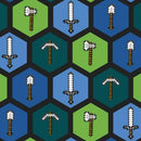 CHK Minecraft 66767-A6200715P - Cotton Fabric