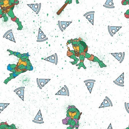 CHK Nickelodeon TMNT Paint Splatter 73879A620715 - Cotton Fabric
