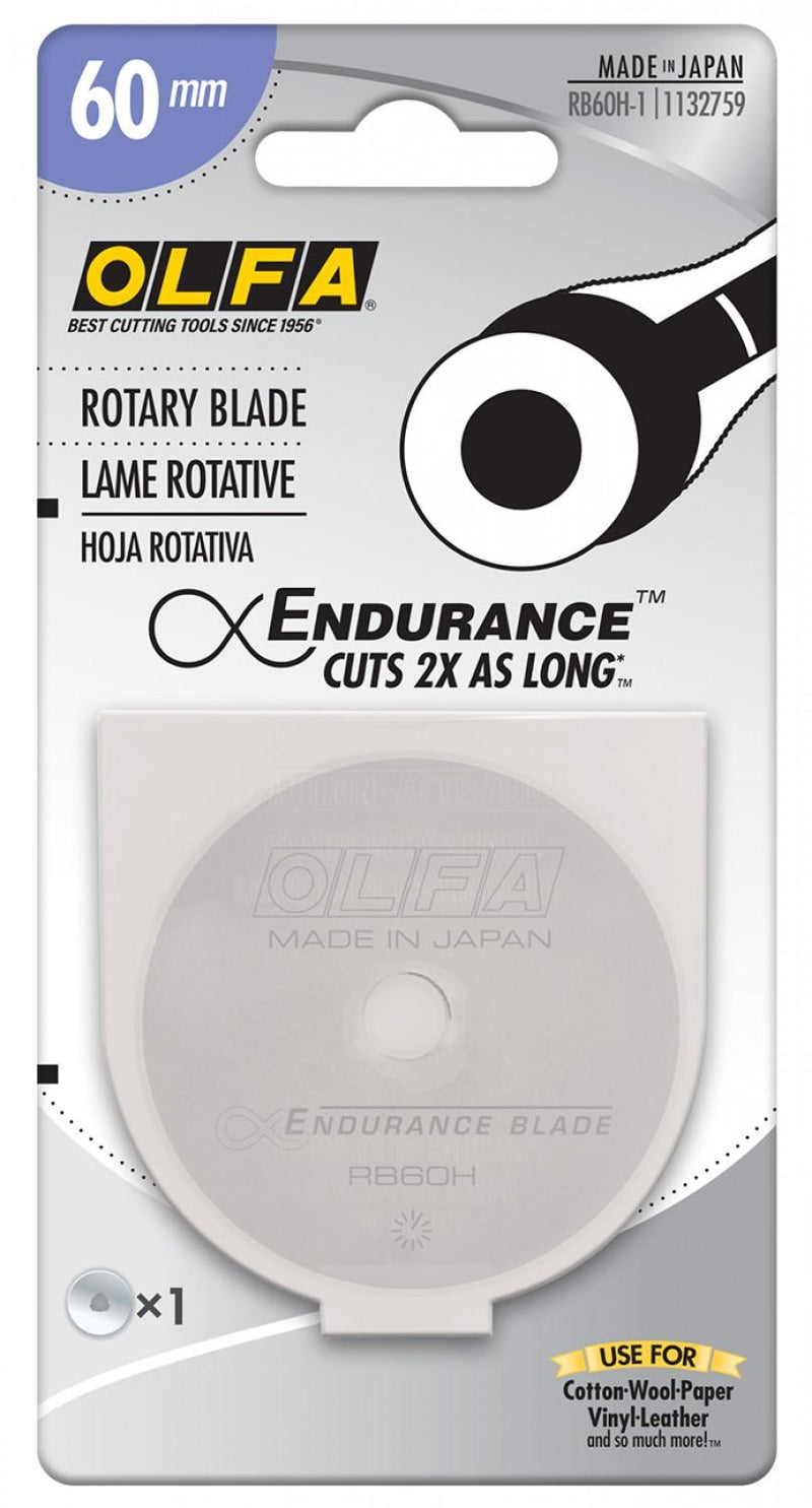 OLFA 60mm Rotary Cutter Replacement Blades, 5 Blades (RB60-5