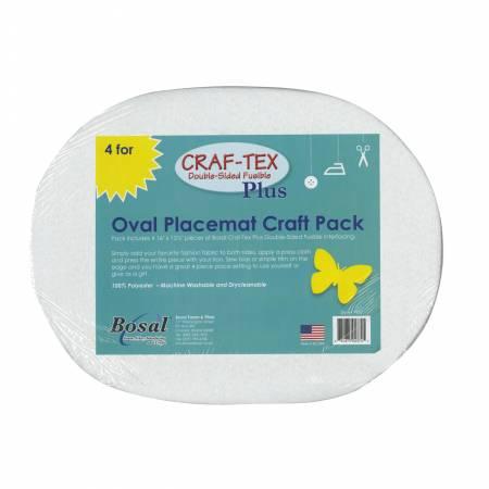 CHK Placemat Craft Pack 16 1/2in x 13 1/4in Oval - PM-2B