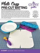 CHK Plate Cozy Pre-Cut Batting - TGQ102