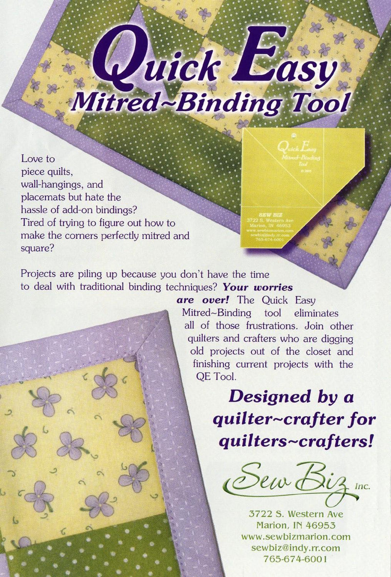 CHK Quick Easy Mitered Binding Tool - MBT100