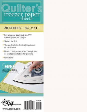 CHK Quilters Freezer Paper 8 1/2 x 11 - 30 sheets - FP20107