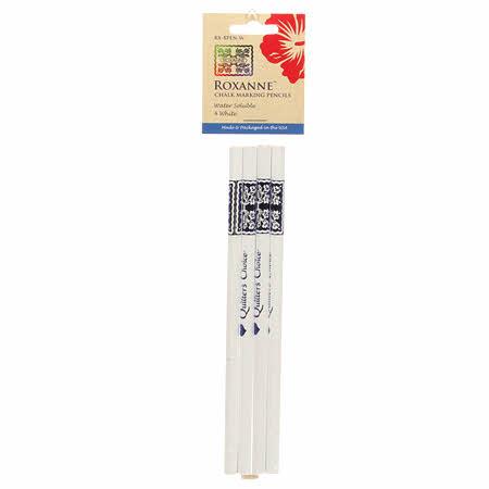 CHK Roxanne Chalk Marking Pencils White 4 pack - RXBPENW
