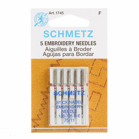 CHK Schmetz Embroidery Machine Needle Size 11/75