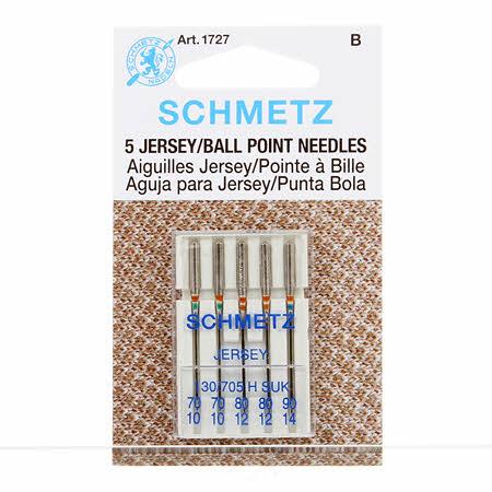 CHK Schmetz Jersey Ball point Needles Size 70/10 & 80/12 - 1727