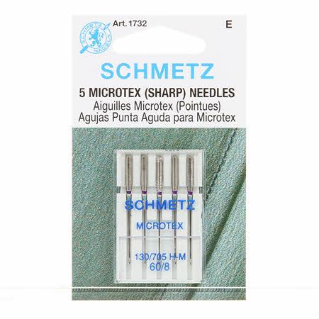 CHK Schmetz Microtex Machine Needles Size 60/8 - 1732