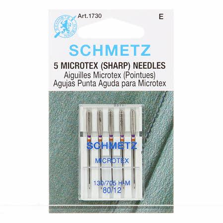 CHK Schmetz Sharp / Microtex Machine Needle Size 80/12 - 1730