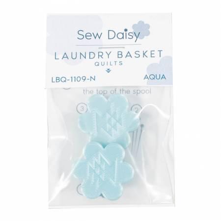 CHK Sew Daisy Aqua - LBQ-1109-N