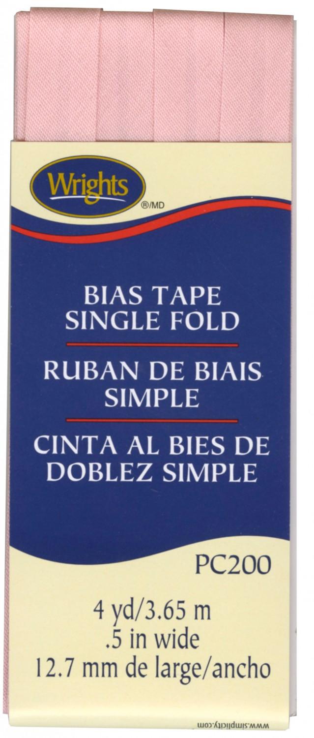 CHK Single Fold Bias Tape Light Pink - 117200-303 - Bias Tape