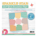 CHK Sparkle Star 4 in Block Foundation Paper Pad - ISE-7006