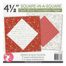CHK Square-in-a-Square Quilt Block Foundation Paper