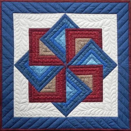 Spin Pattern CHK Star Spin Wall Quilt Pattern - P1014