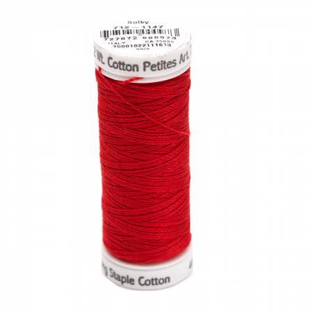 CHK Sulky Cotton Thread 2-ply 12wt 50yds Christmas Red - 712-1147