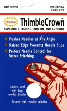 CHK ThimbleCrown Stainless Steel Thimble With Adhesive - SM900
