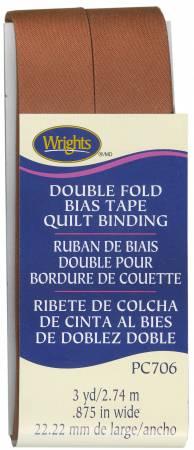 CHK Wrights Double Fold Quilt Binding Spice - 117706932